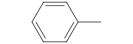 Toleuene molecular structure